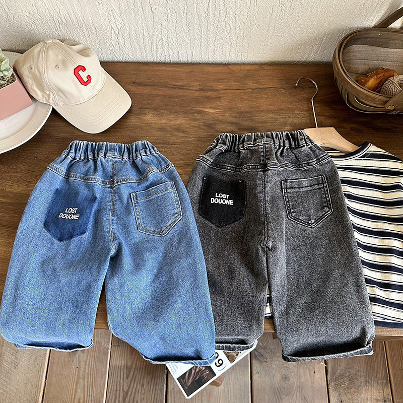 Jeans pour enfants au printemps
