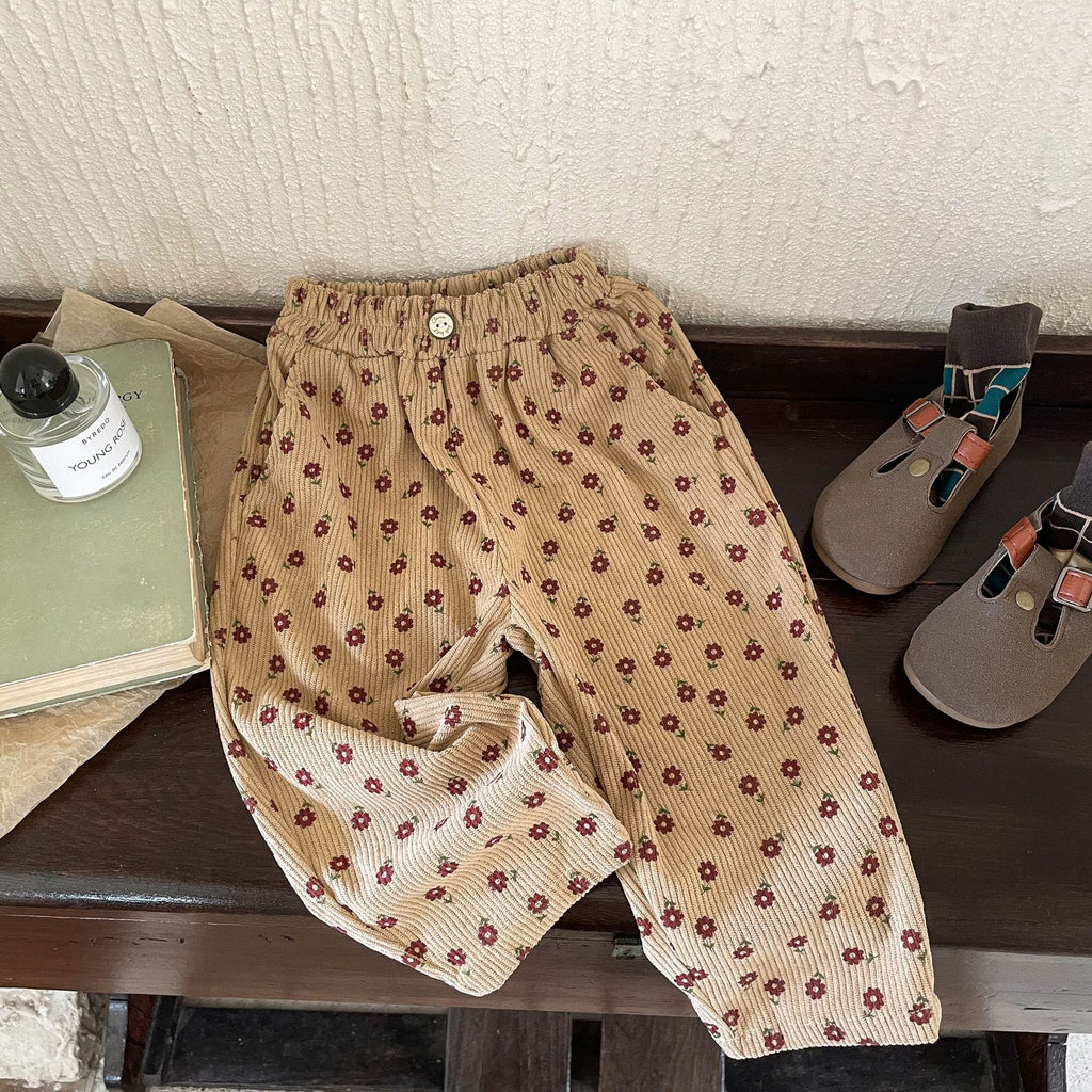 Garçons et filles Pantalon Corduroy Style coréen