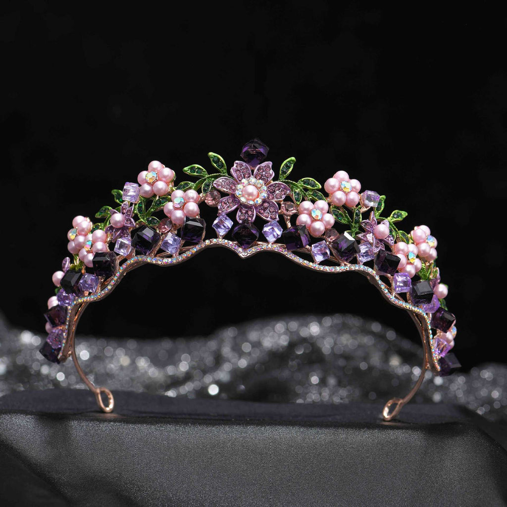 Alliage cristal Fleurs Mariage Cheveux de mariée Ornements
