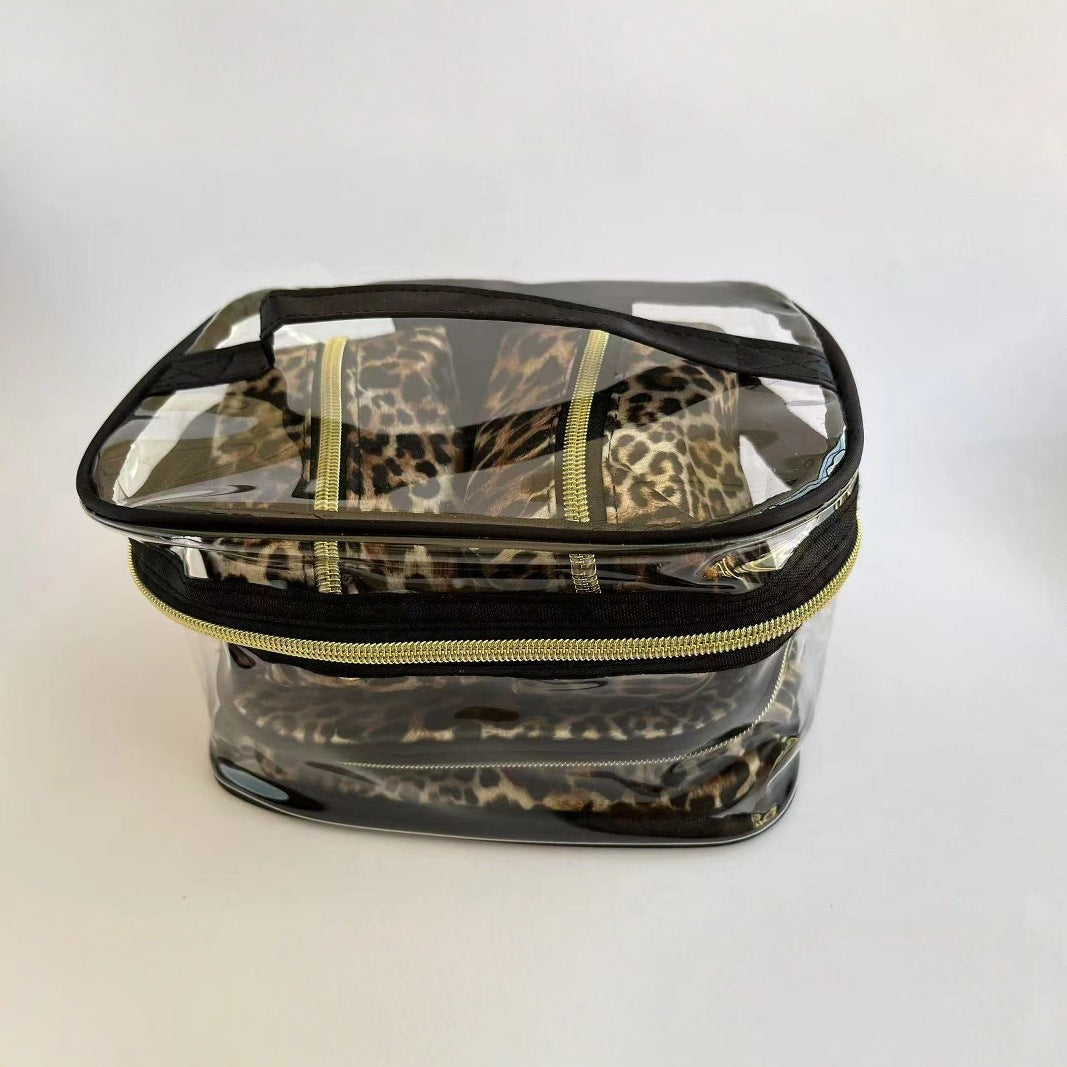 Sac de toilette multifonctionnel portable en quatre pièces