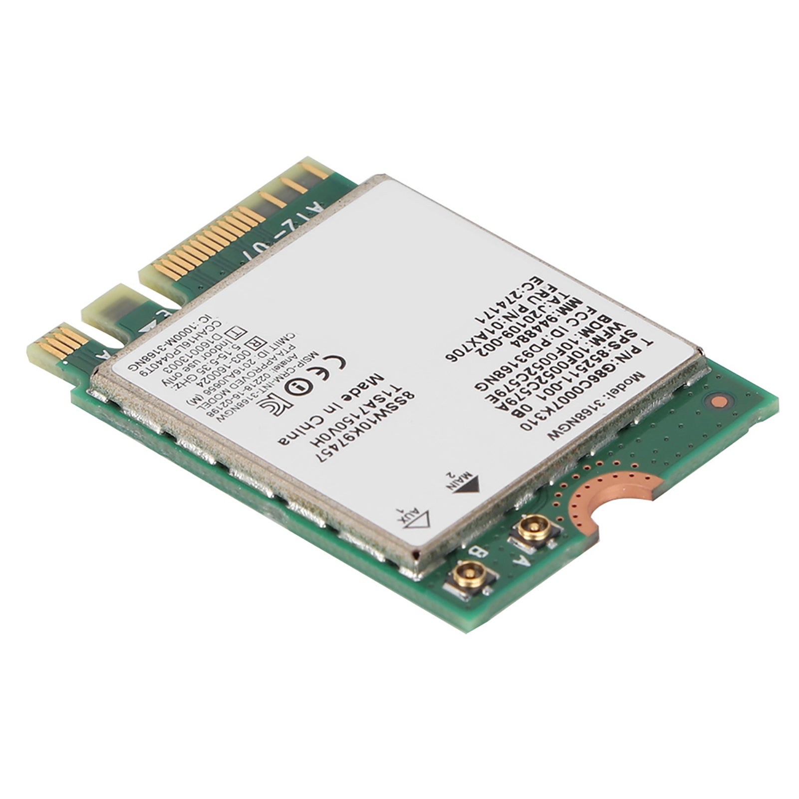 Internet 3168NGW Wireless-AC Double bande Carte réseau Wifi avec Bluetooth 4.2