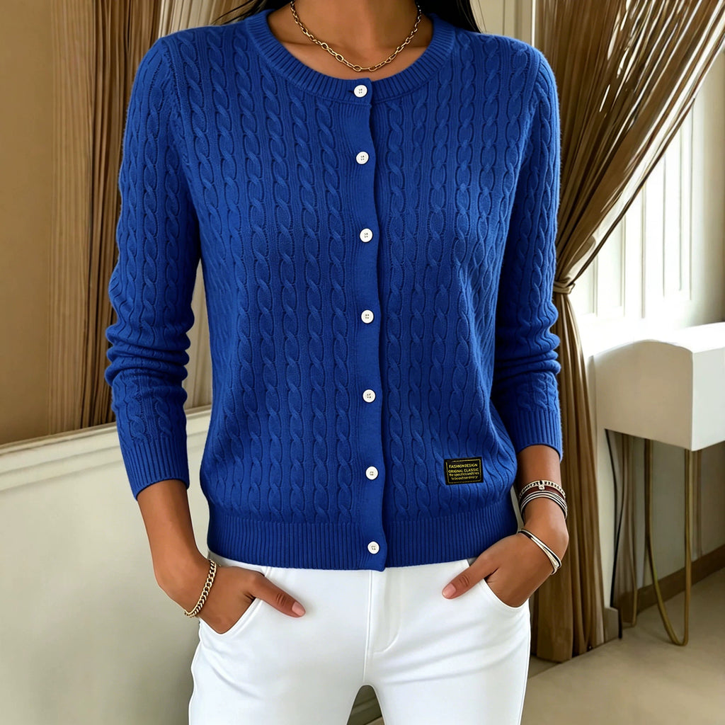 Women's long-sleeved button-up shirt