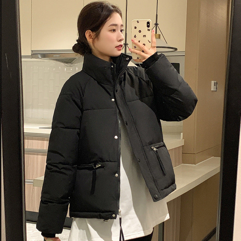 Élégant manteau de collier de support épais pour les étudiants de petite taille