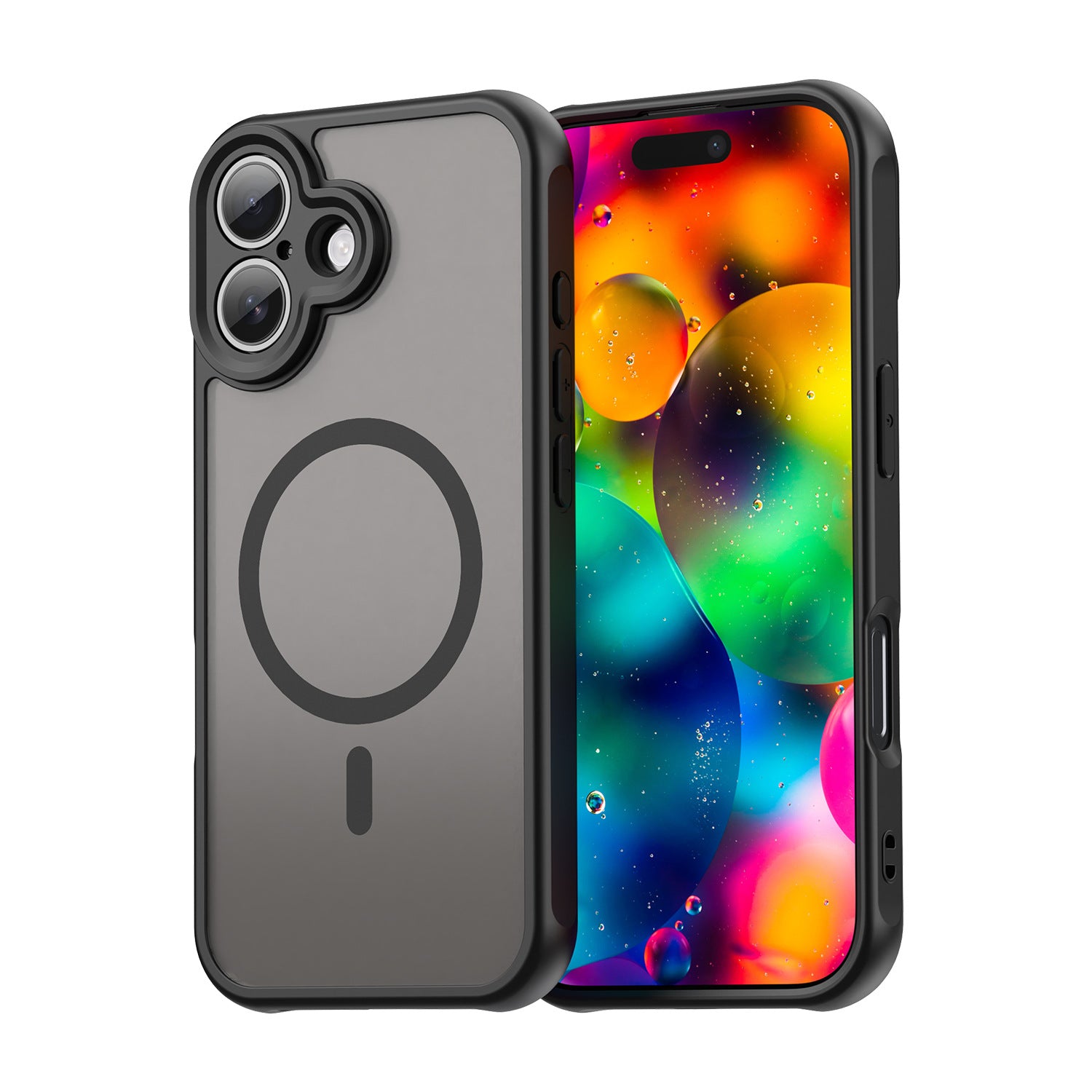 Boîtier de téléphone magnétique pour PC TPU Frosted résistant à la chute