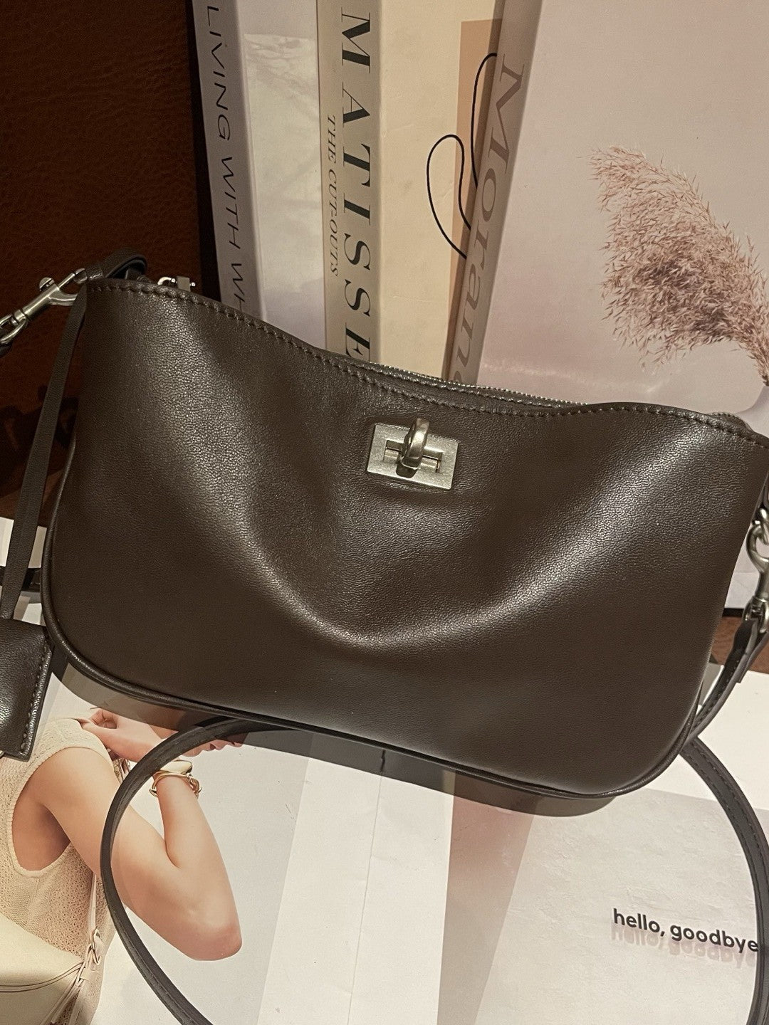 Top-grain Cowhide végétalisé Kelly Bag