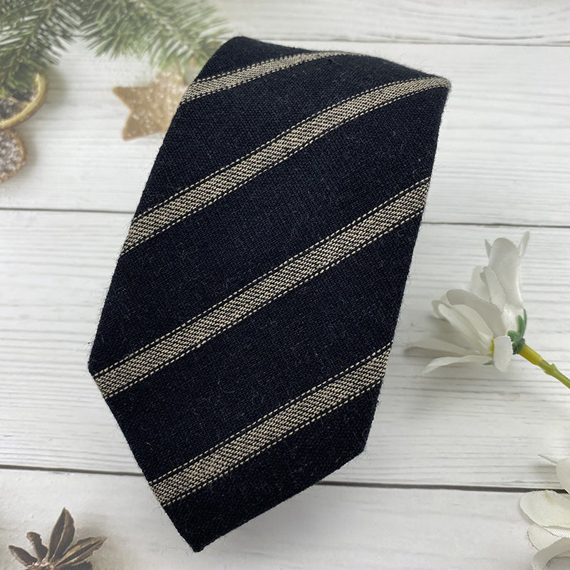 Autumn and Winter Basic for Schools Tie Hand Jk British Style tricoté coton et lin Str