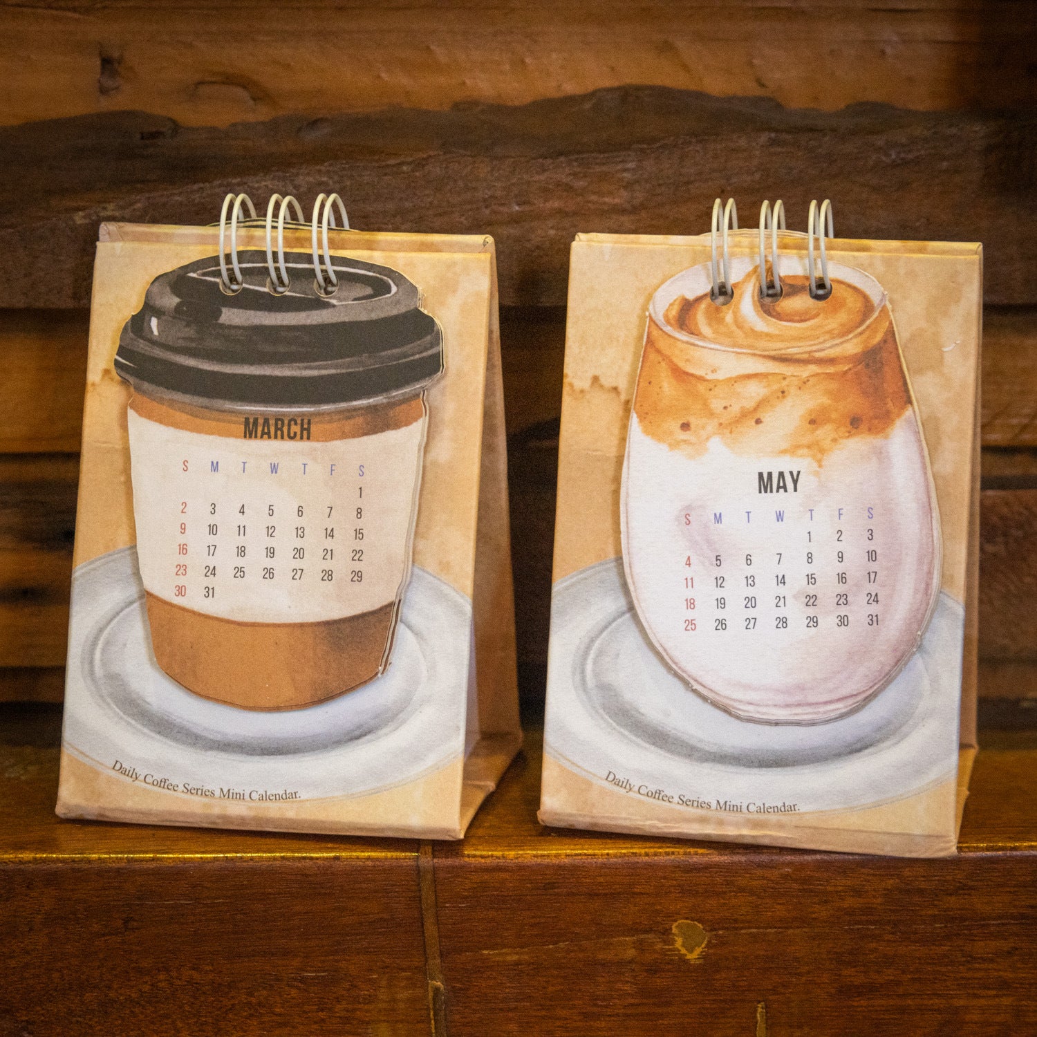 Café Café Mini petit bureau Calendrier par jour