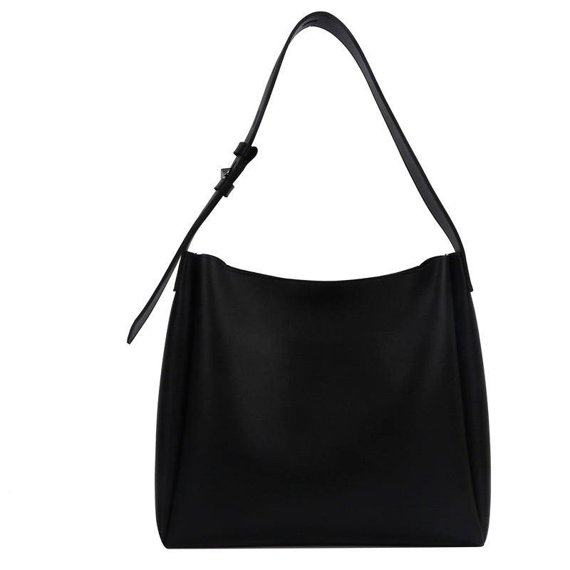 Sac à épaule en cuir souple de grande capacité pour femmes