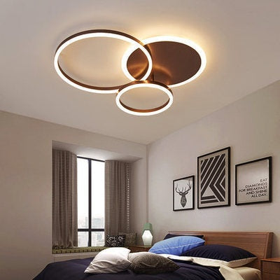 Salon LED lampe moderne éclairage Minimalist installations contemporaines