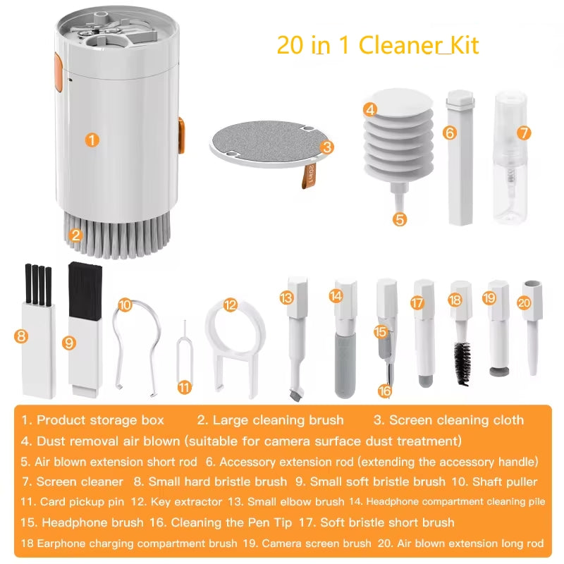 20-in-1 Mobile Phone Screen Cleaning Kit