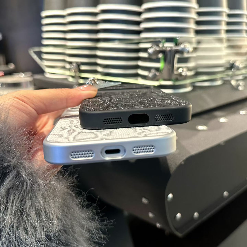 Grande fenêtre Premium Snake modèle boîtier de téléphone Drop résistant
