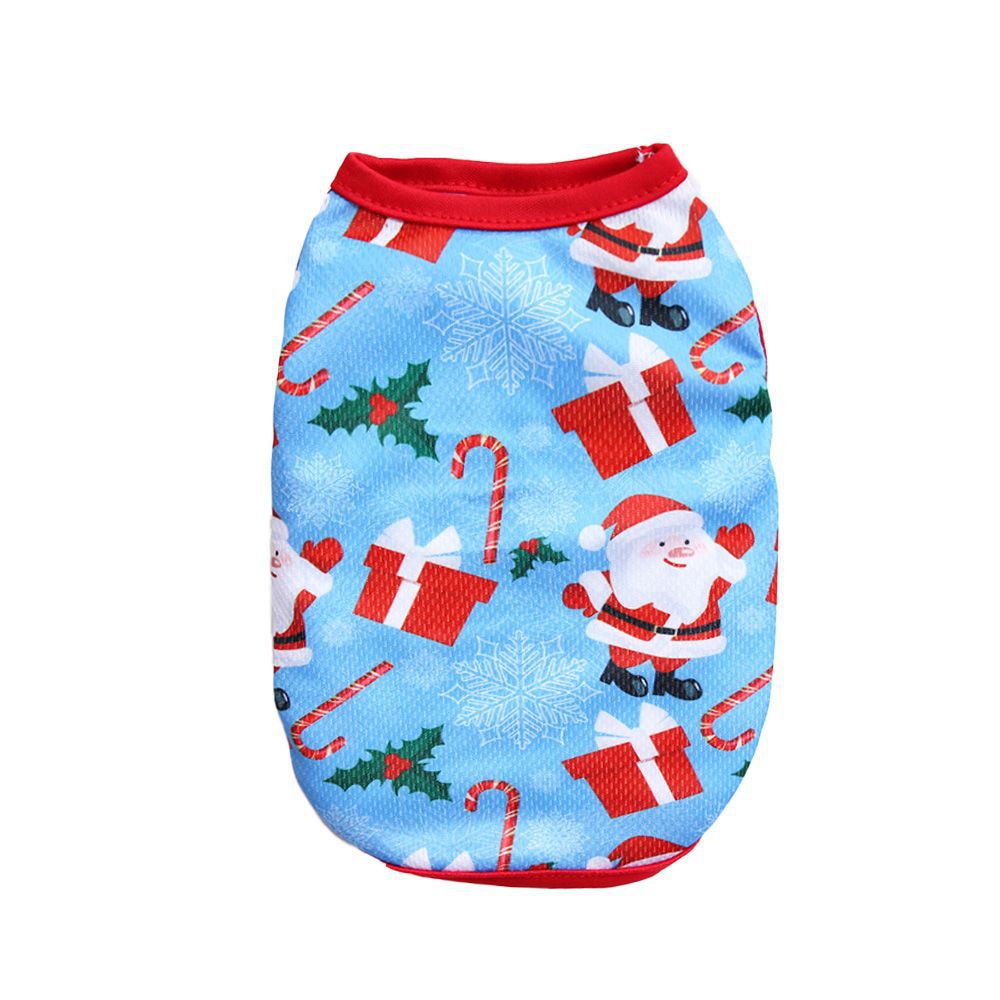 Noël édition limitée Veste de vêtements de chat et de chien pour petit Pete style court non Sheddin