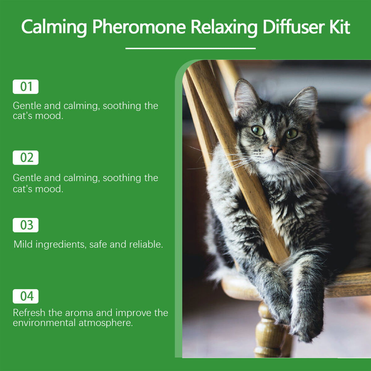 Cat Calming Pheromone Diffuser Kit 45ml