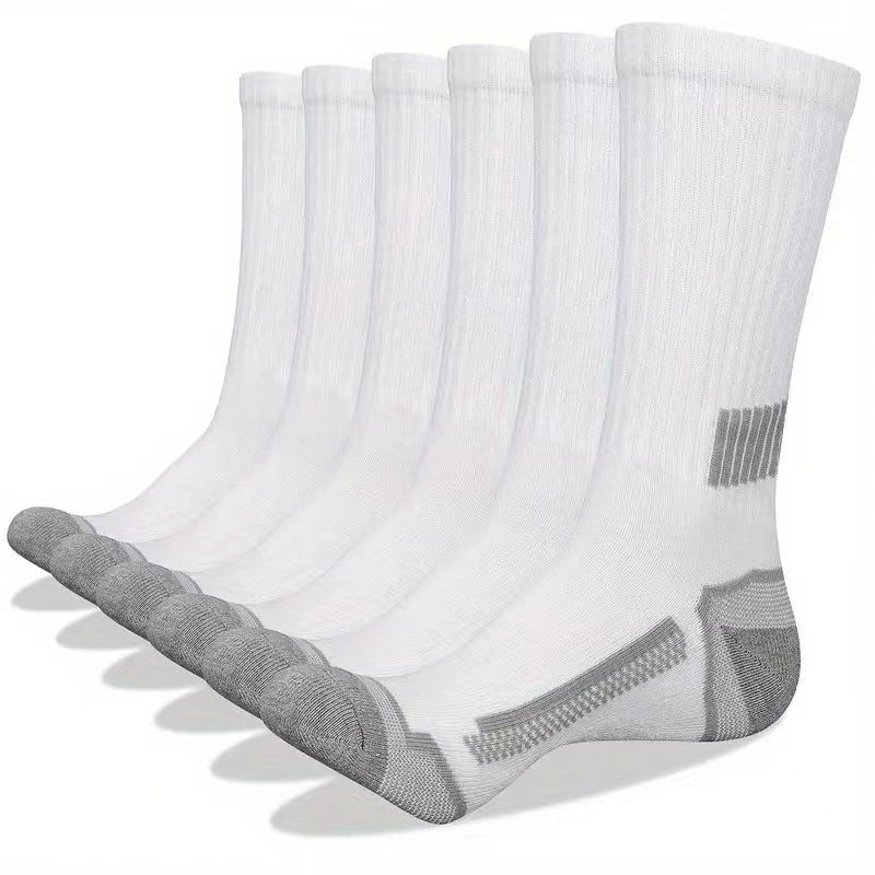 Basketball simple pour hommes Chaussettes mi-calf