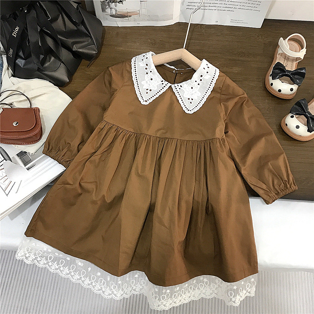 Robe de Dentelle Fashionable pour Filles