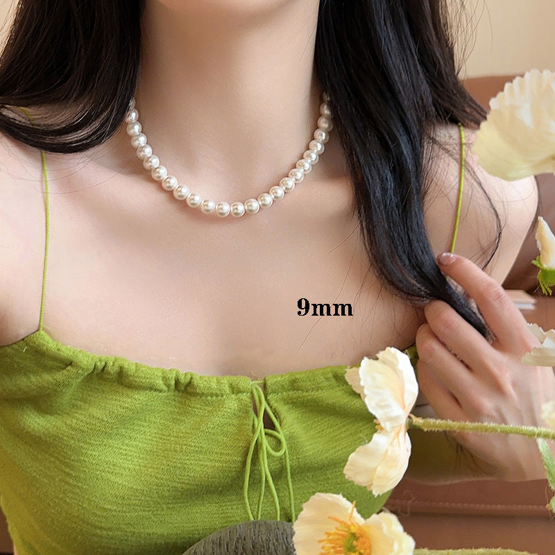 Femmes Perle Collier Niche High End Design Élégant Collier Chaîne Mode Chandail Col J