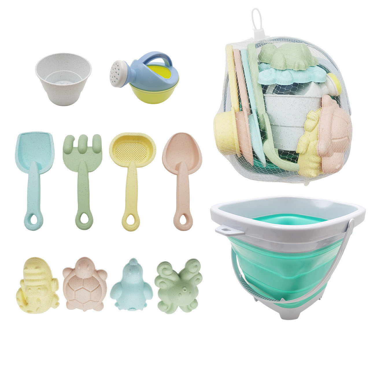 Ensemble d'outils de jeu de sable de plage pour enfants