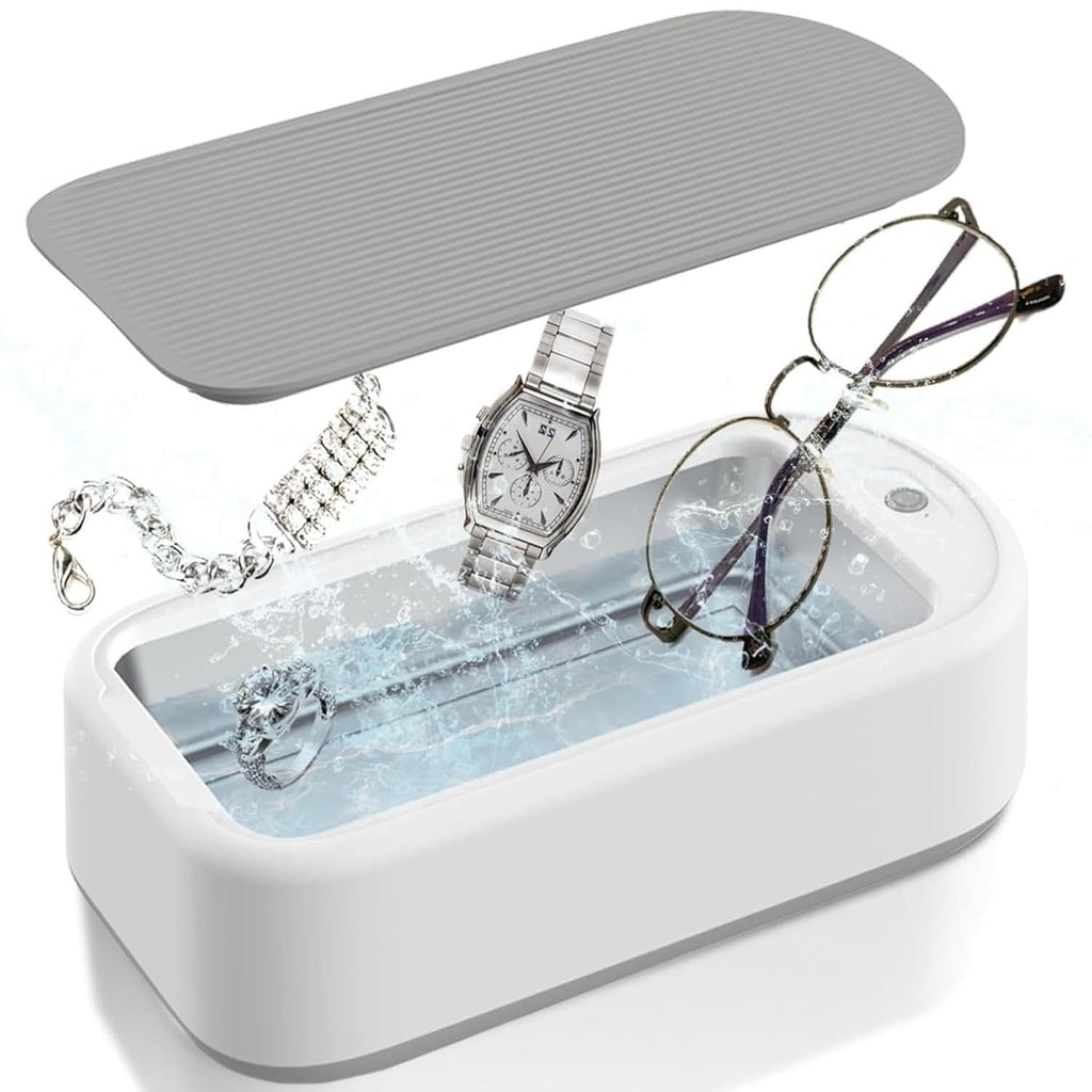 Nettoyeur à ultrasons petit ménage pour lunettes et dentures