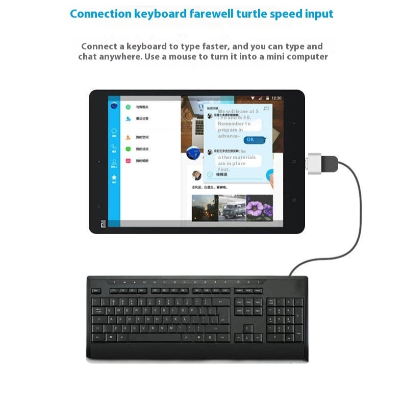 Adaptateur en alliage universel pour téléphone Android