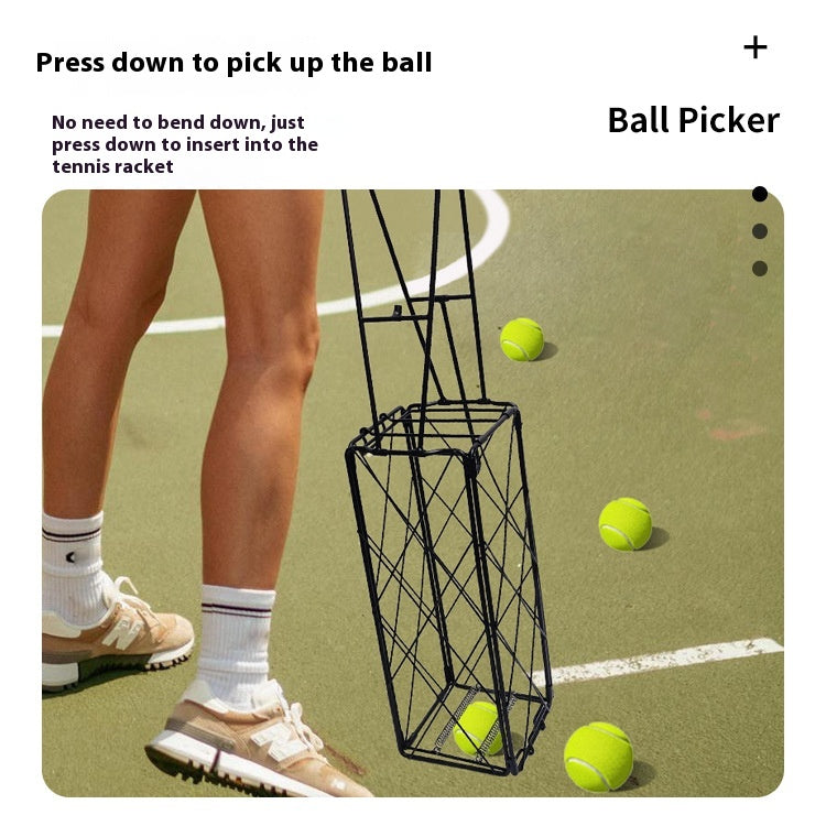 Picker professionnel de balle joueur de tennis