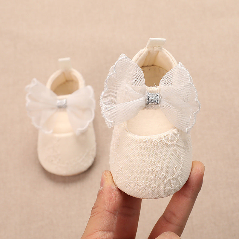 Chaussures pour bébés de printemps Bow