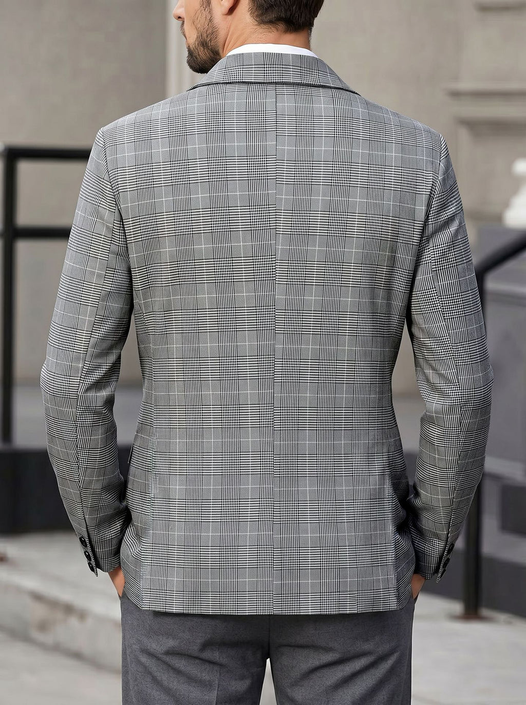 Veste homme à deux boutons avec grandes poches