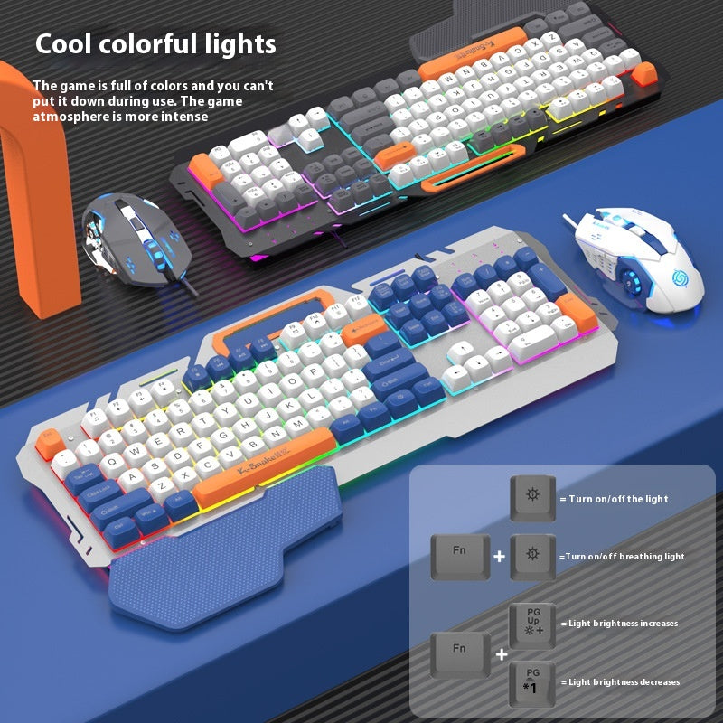 Clavier de jeu filaire couleur matching Notebook