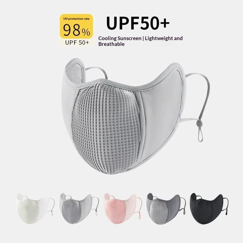 Écran solaire et masque d'équitation 3D stéréoscopique respirant