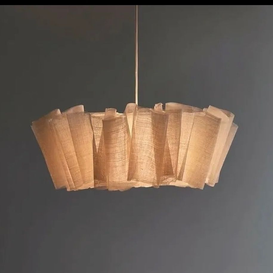 Handmade Modern Rustic Personnalité Woven Salon Chandelier