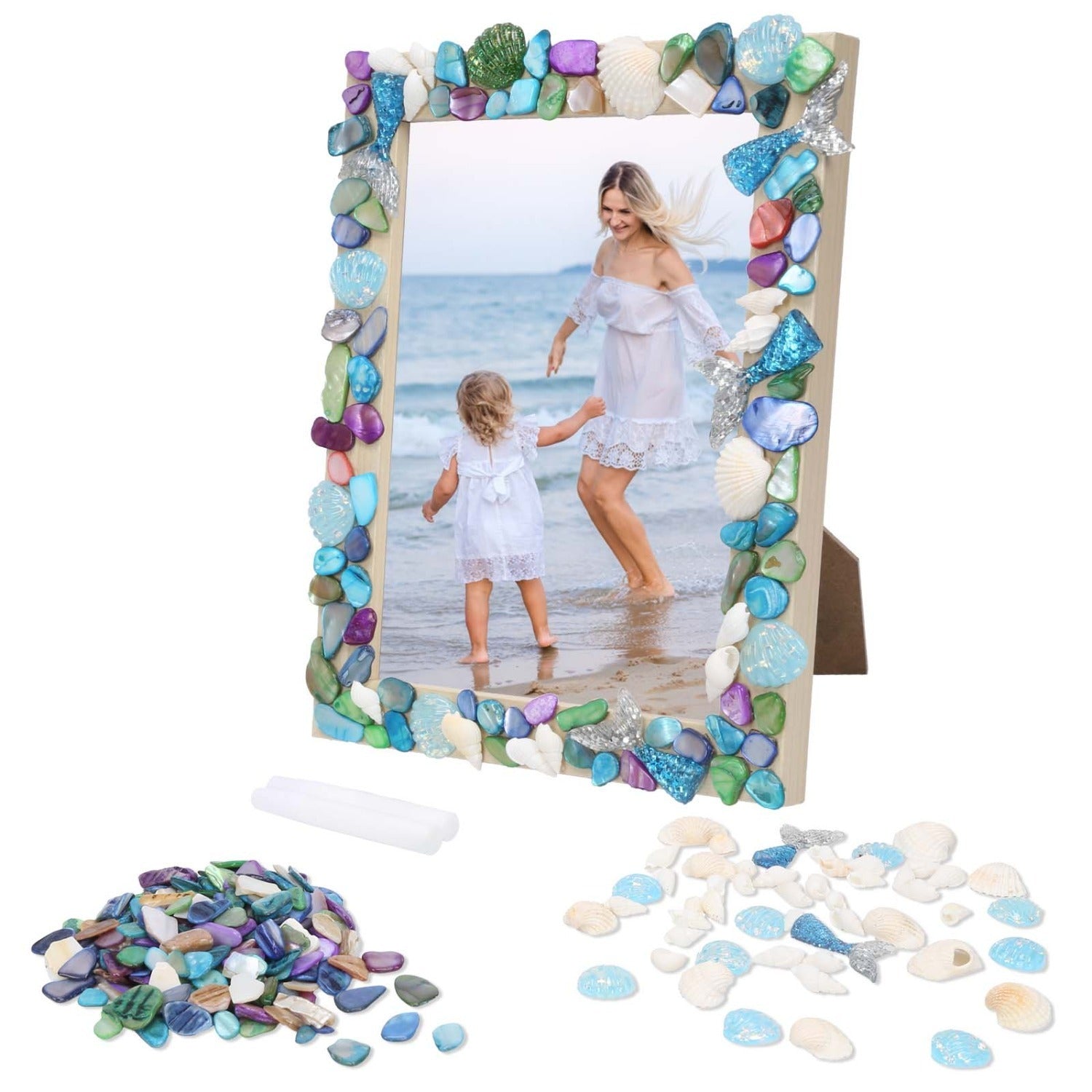 Ocean Mosaic Photo Frame Artisanat Kit