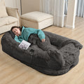 Lit de chien humain surdimensionné pour adultes et animaux de compagnie