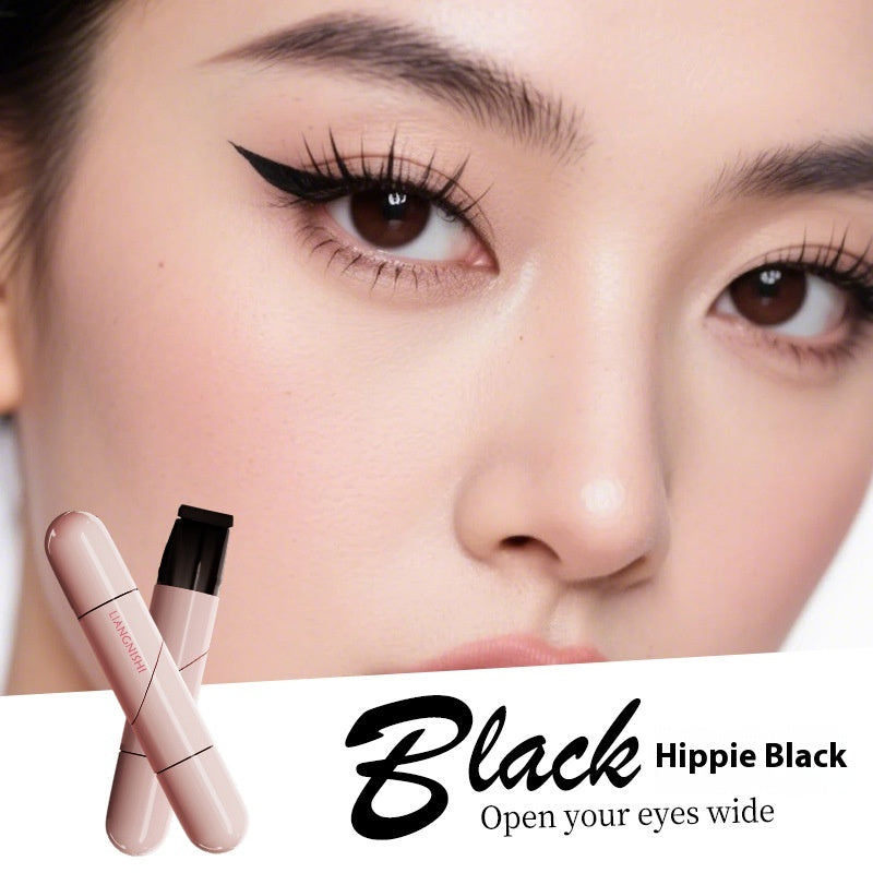 Imperméable Pas Smudge Precise Outline Natural Long Lassing Eyelin intégré double tête