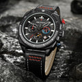 Multifunctional waterproof quartz watch for sports and leisure