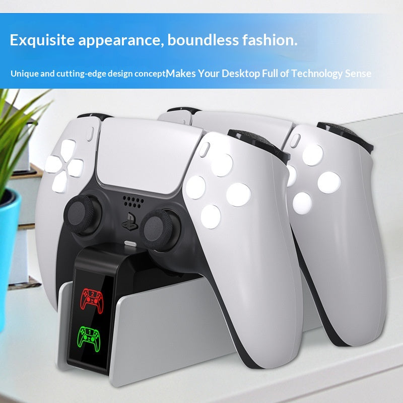 Dual gaming controller charge dock