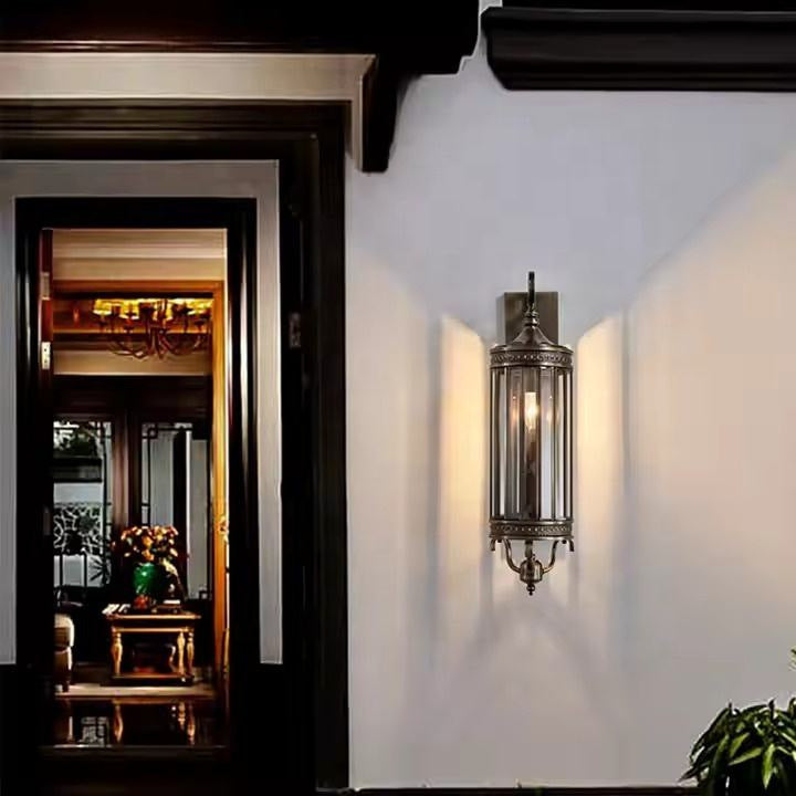 Lampe murale intérieure Lampe murale extérieure longue style chinois
