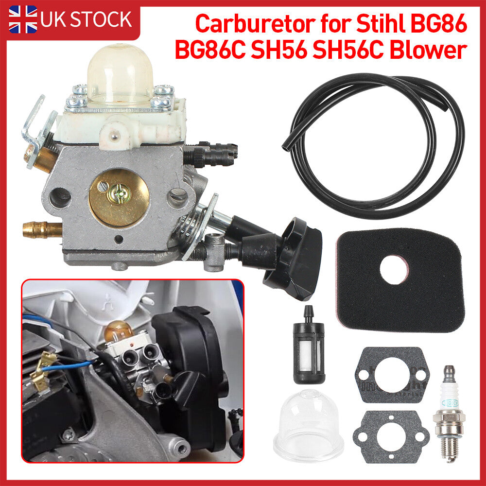 Kit de carburateur pour Stihl SH56 SH56C SH86 SH86C BG86 BG86C Les souffleurs de feuilles Po Dj