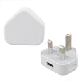 Adaptateur de secteur de prise USB 3 broches pour téléphones