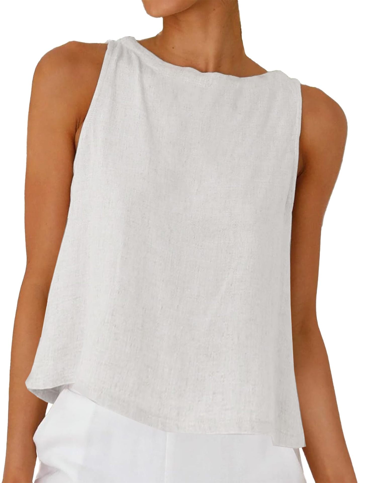 Femmes Col rond Blouse à coupe molle