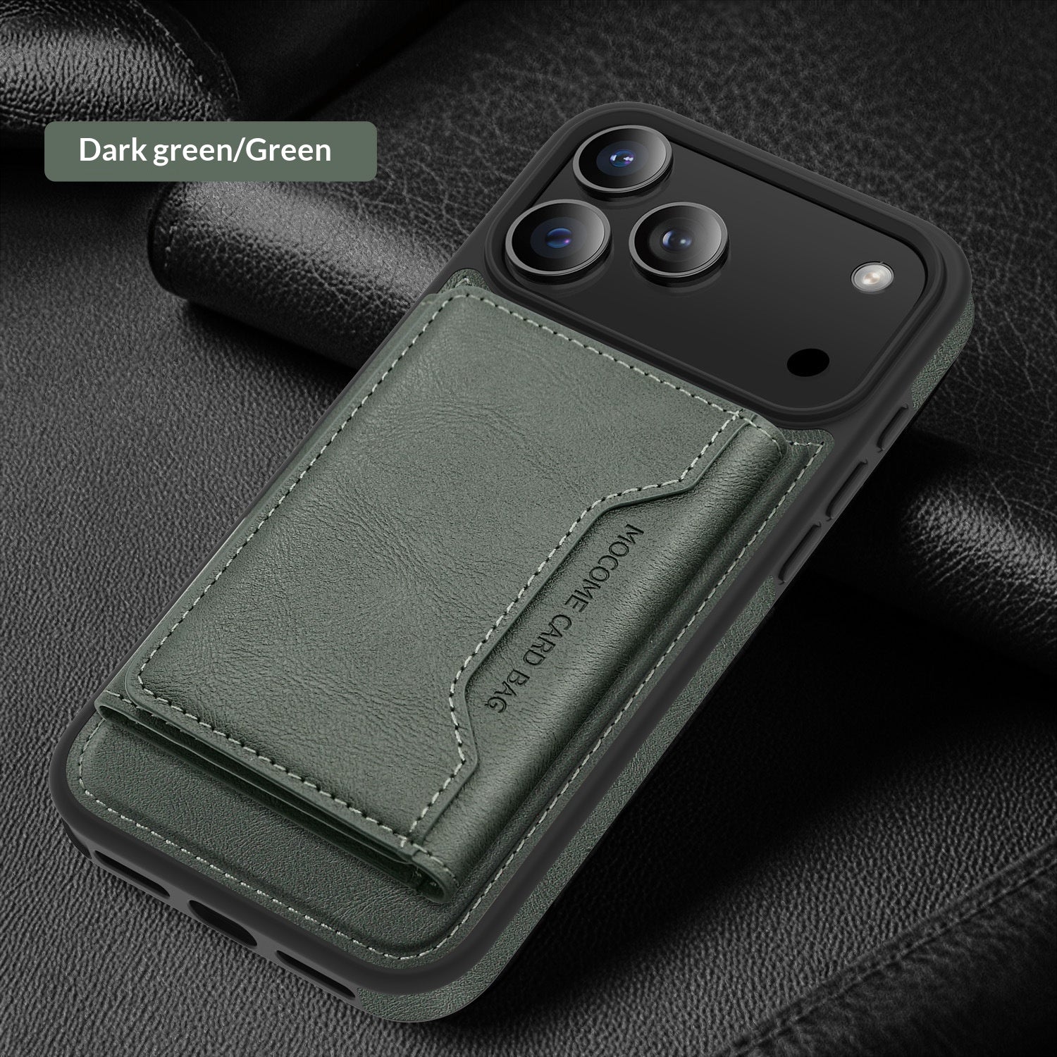 Housse de téléphone véritable en cuir Drop-Proof - Housse de protection mince pour smartphone avec Shock Ab