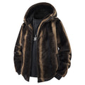 Manteau de cardigan à capuche à capuche à l'hiver