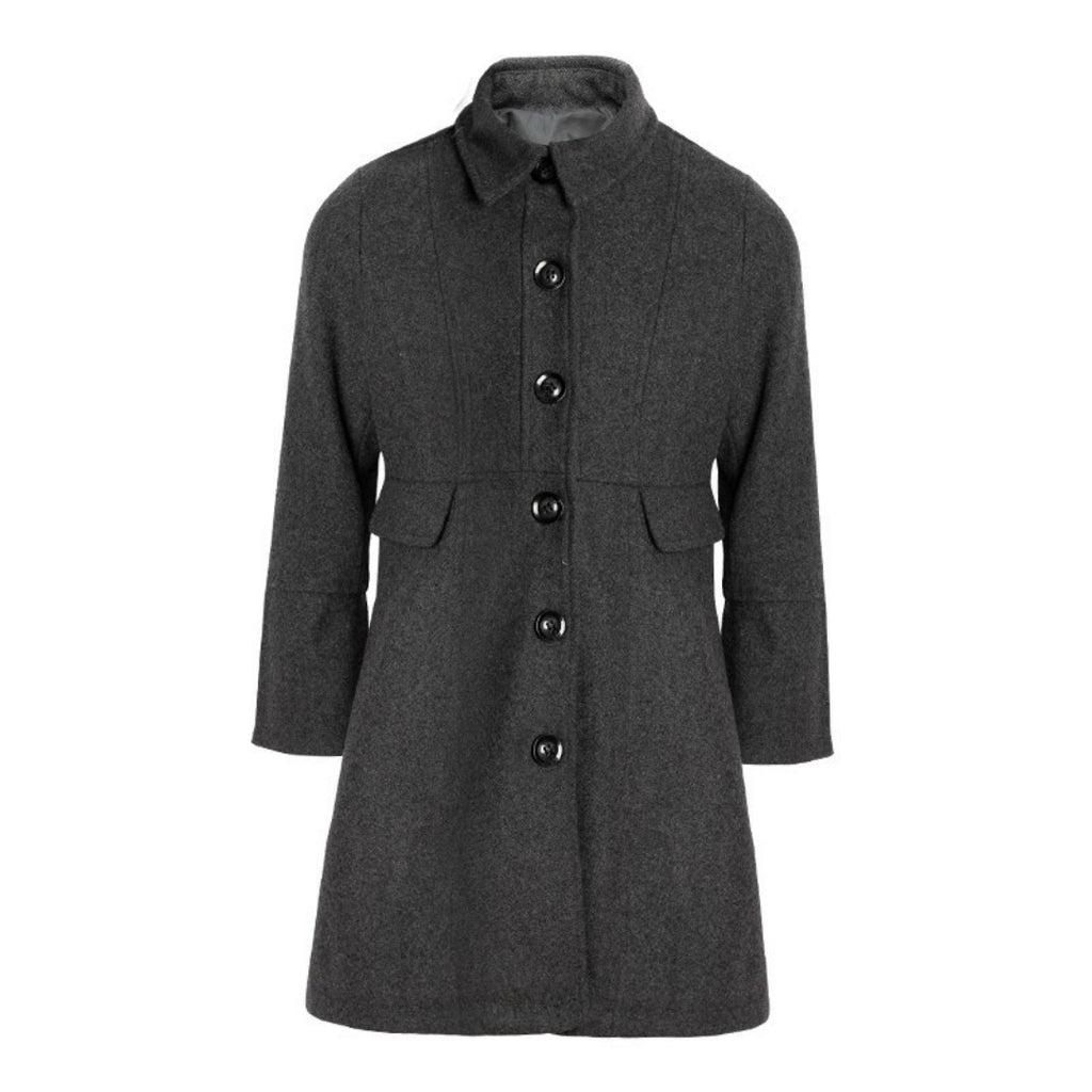 Filles épais chaud long manteau de laine Vintage Hiver manteau Automne 3-9Y