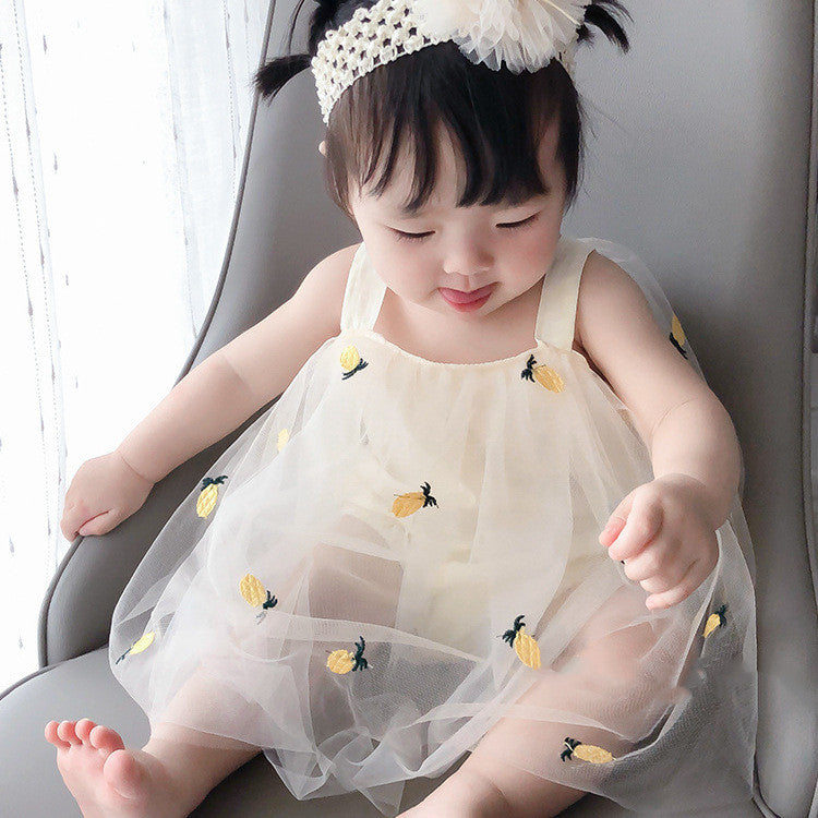 Créative et minimaliste Jupe en mailles de camisole de fille