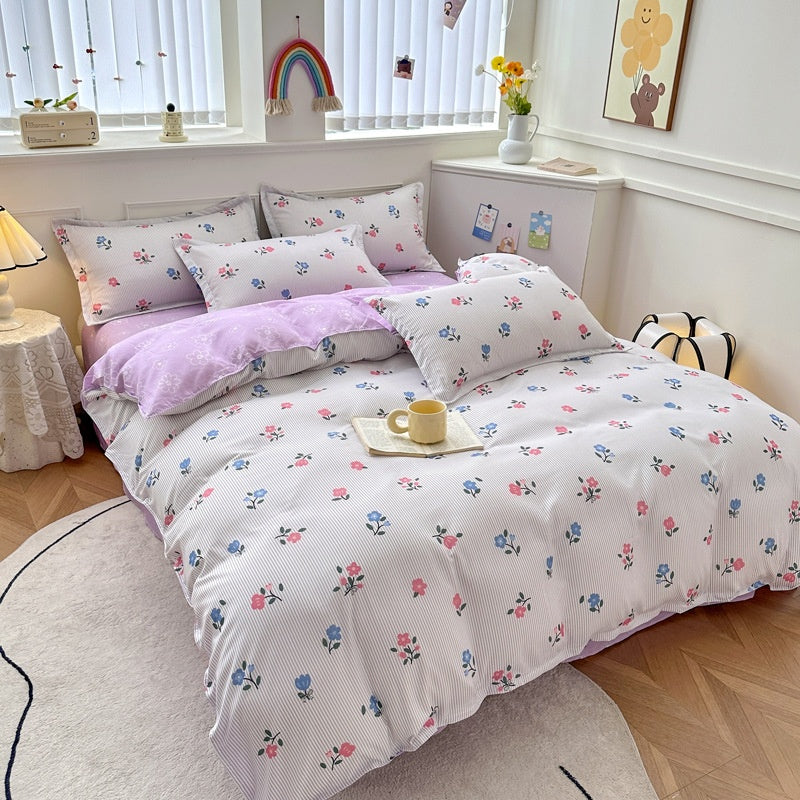 Ménage Mode de coton pur Feuilles de lit minimalistes