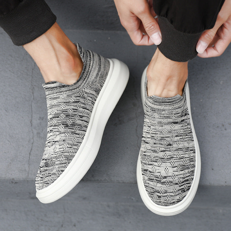 Mesh homme Casual Respirant Sneakers de couleur solide