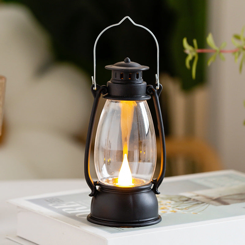 Lampe de bougie électronique Led Ins Internet Célébrité Bureau décoratif Cheval Lanterne Ornamen