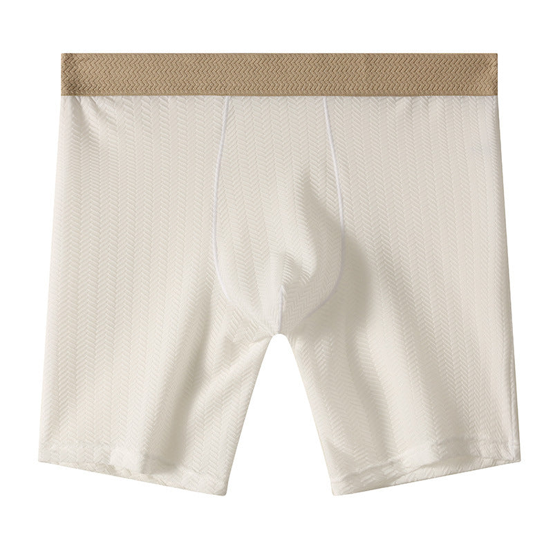 Sous-vêtements pour hommes Haute respirabilité élastique Nylon d'été léger Jacquard
