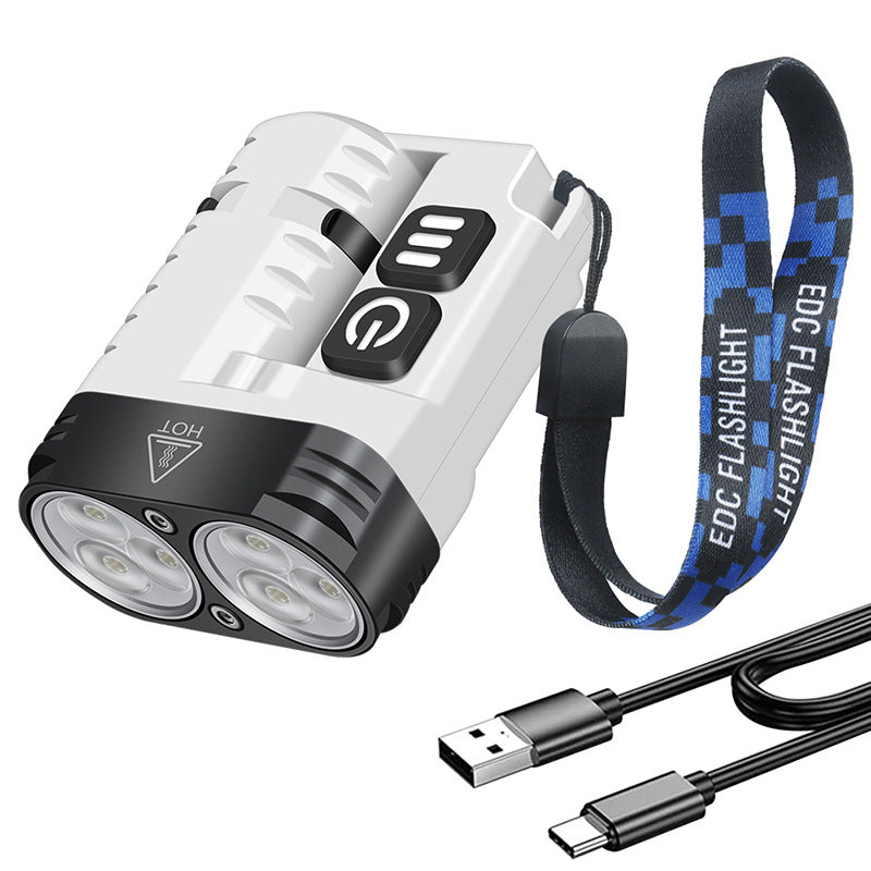 Lampe de poche Camping extérieur Lanterne alliage d'aluminium 1600 Lumen magnétique Ip68 étanche