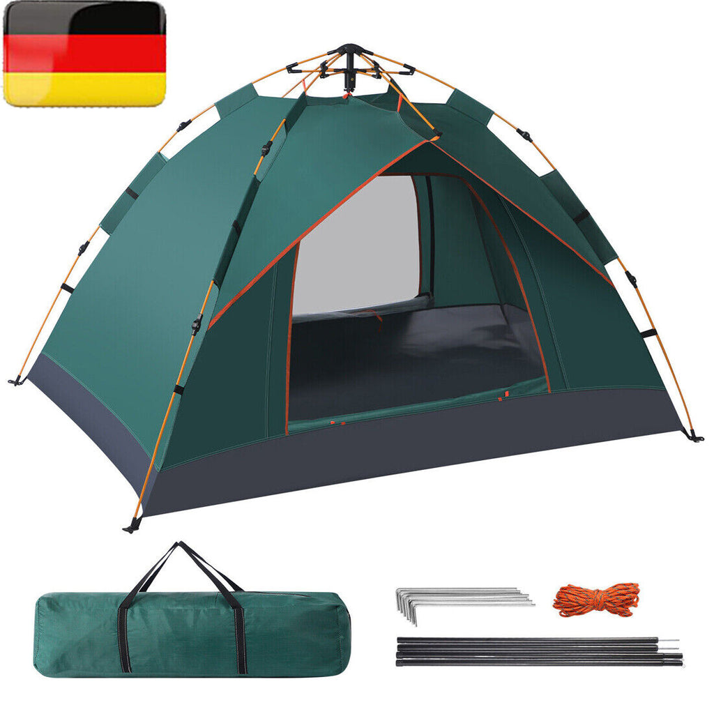 3-4 Person Automatic Double Layer Instant -Outdoor Waterproof Camping Tent