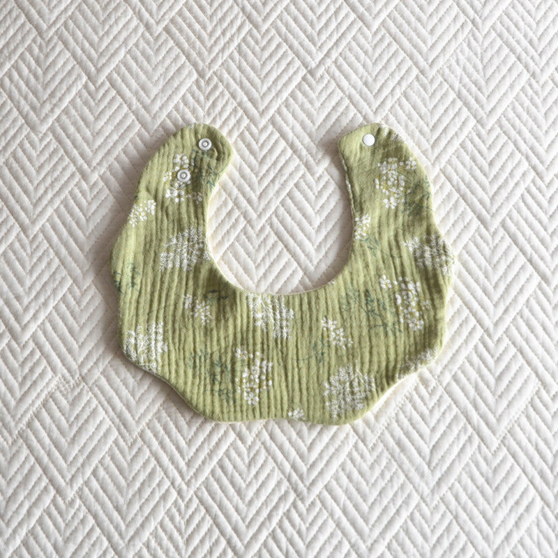 Coton Cinq couches Bib Pétale Baby Salive Serviette
