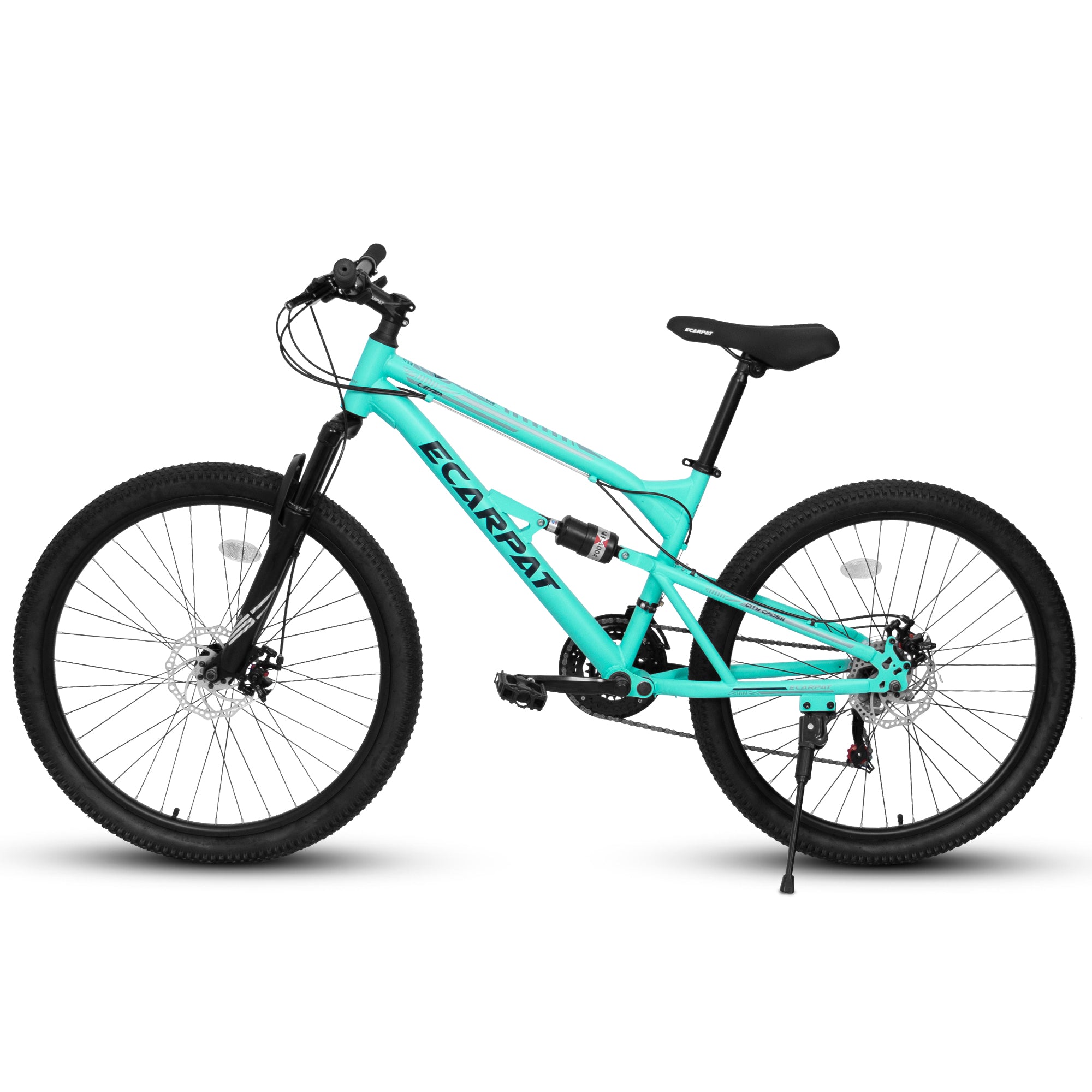 A26207 26 pouces Cadre en acier Shock Fork Plus Shock Absorber 21 vitesses Unisex Mountain Bike